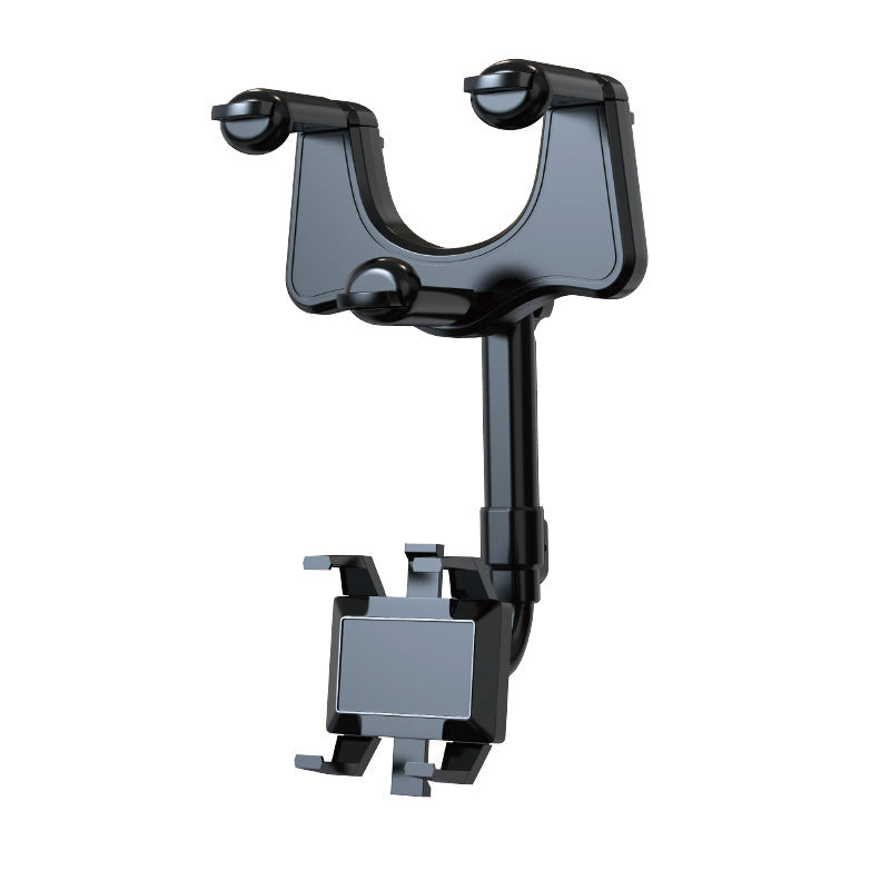 Multifunctional 360 Rear View Mirror Phone Holder