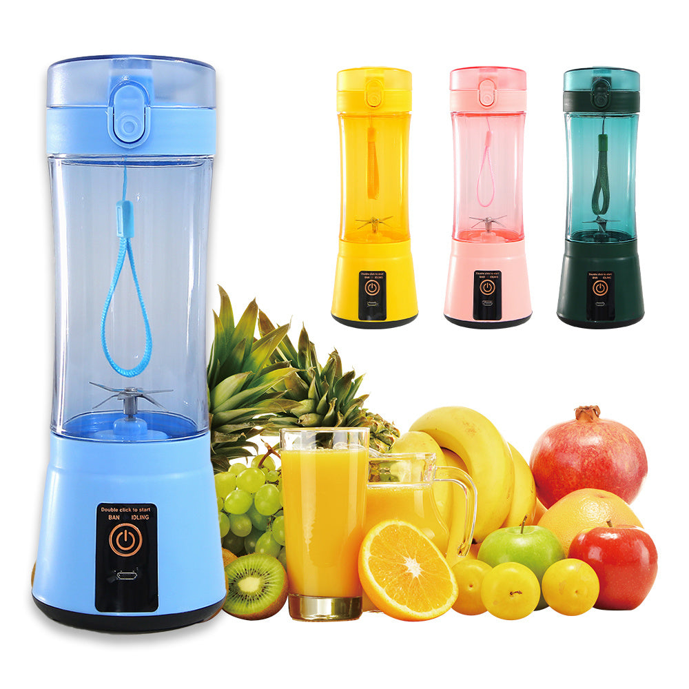 Portable Electric Fruit Juicer Mixer Wireless USB Rechargeable