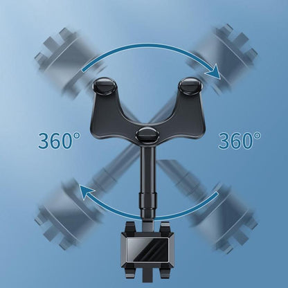 Multifunctional 360 Rear View Mirror Phone Holder