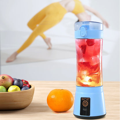 Portable Electric Fruit Juicer Mixer Wireless USB Rechargeable